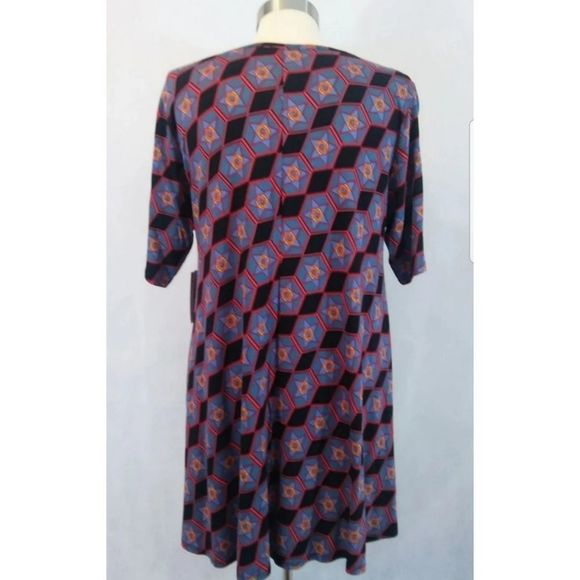 NWT Lularoe L Perfect T! Stars hexagon - Picture 2 of 5